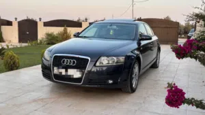 أودي A6 2007 صالون كحلي مع كامل المواصفات الأصلية ومرخصة للبيع