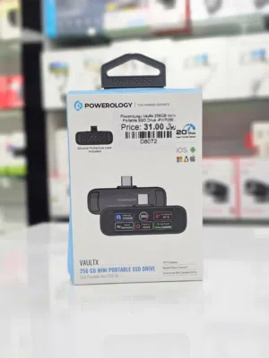 Brand New Powerology VaultX SSD in Oman  Protective case