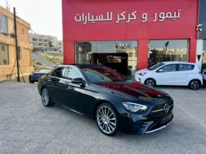 مرسيدس E350 AMG كت بانوراما ميموري كاميرات اعلى اضافات اسود 2021 بحالة الزيرو مميزة