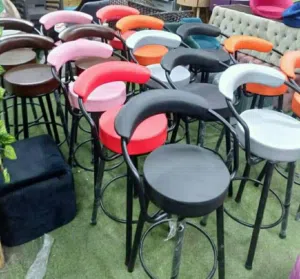 كرسي بار ثابت جلد بسعر مميز  ارخص سعر واعلي خامه