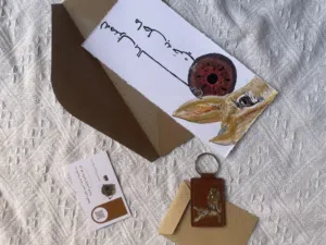 ميدالية الغزال مع قصاصه