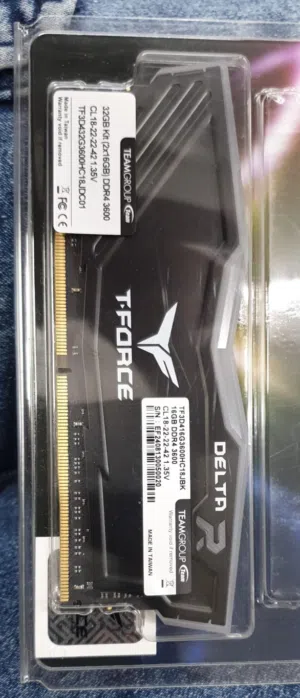 RAM 16GB ddr4\3600MHz