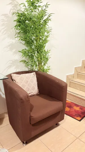 Single Sofa brown color in very good condition