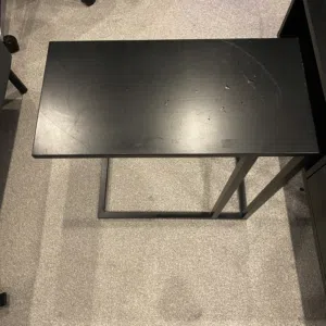 Black Sliding Table