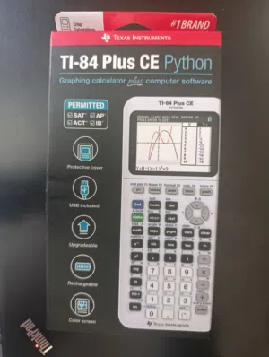 TI 84 Plus CE Python NEW with 4 year subscription.