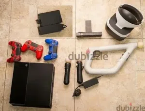 Complete set PS4 and VR Used like new-Full Jailbreak with free games