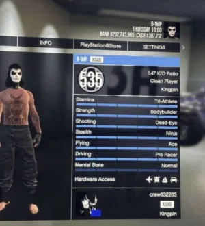 حساب قراند مهكر فل تهكير ابعتلي خاص وبصلك جميع الموصفات الحساب