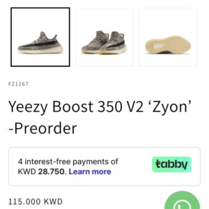 Adidas Yeezy Boost 350 V2 Zyon sneakers ORIGINAL!
