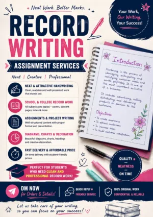 RECORD WRITING & ASSIGNMENT SERVICES