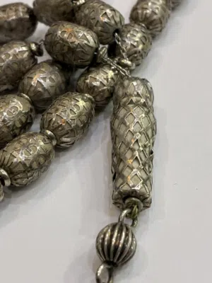 مسباح عدد 2 ملبس فضه