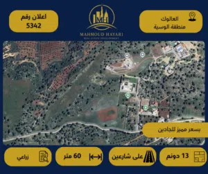 Farm Land for Sale in Zarqa Al-Alouk