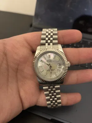 Seiko mod 2024 automatic movement pearl dial
