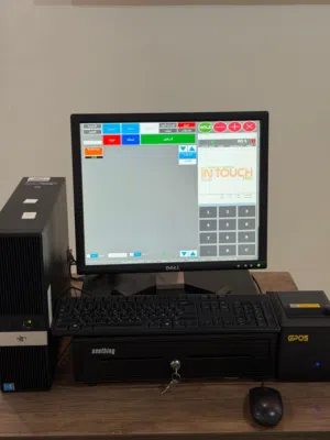 جهاز كاشير جديد ضمان وترخيص مدي الحياة شاشه dell