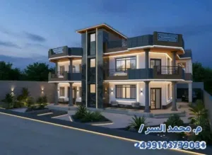 تصميم خرط مباني  فلل فاخره ومباني سكنيه