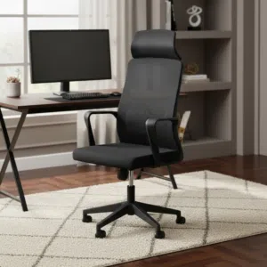 كرسي مكتب مريح بظهر شبكي وتصميم عصري - ZM-A910 BLACK