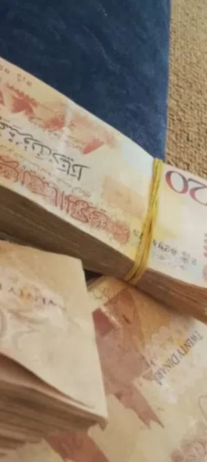 7000دينار بي 1000دينار