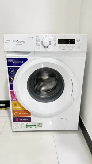 Super General Front Load Washing Machine – 6kg