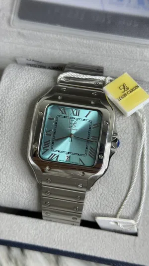 ساعة لويس جاردون Louis Carden شبيه بالكارتيه.  Louis Carden watch is similar to Cartier.
