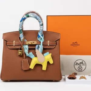 Hermes 25cm, entirely handmade (with gold fittings)