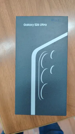 جهاز سامسونج S26 ultra Galaxy S26 ultra 256 / 12 ram جديد بتسكيرة الشركة وارد شرق اوسط
