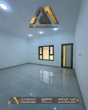 مشتمل أرضي حديث بناء 2025 للإيجار في  البصرة – المشراق الجديد (خلف بصرة سنتر)
