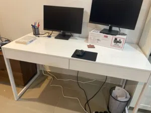 Desk from Home Center - NO MONITORS - 60x140cm