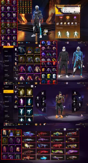 حساب فري فاير قديم لفل 84 للبيع level 84 ff acc for sell