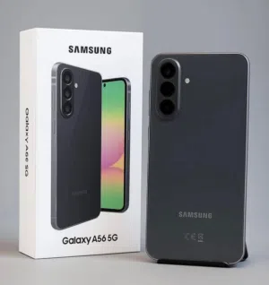 جهاز جديد Samsong A56 5G رام 16 و 24 جيجا 128 و 256 مكفول سنة متوفر خدمة التوصيل وهدايا