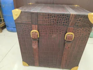 Marina Home Interiors Luxury Storage Side Tables / Trunks – Pair