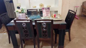 طاولة سفرة 6 كراسي