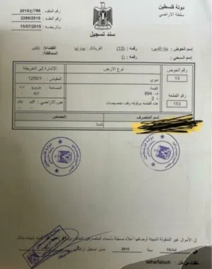 Residential Land for Sale in Nablus Beit Iba