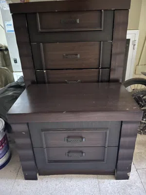 Set of 5 drawer cabinet and small 2 drawer cabinet for sale