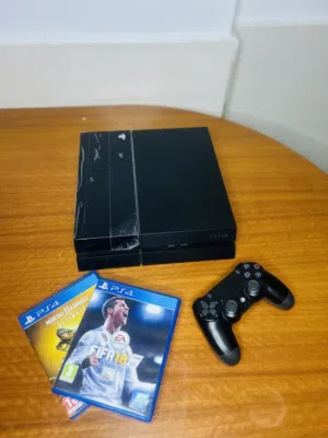 PS4 with 500 Gb (  FIFA 18 & Mortal Kombat 11 )