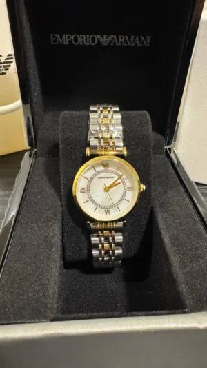 Emporio Armani Women’s Watch original full set  كامل المرفق ساعة اصليه إمبوريو أرماني نسائية