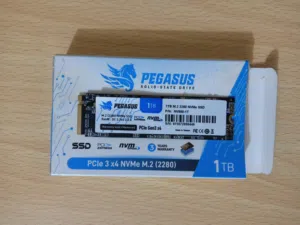هارد SSD Pegasus 1TB M.2 NVMe جيل ثالث (صحة 100% مع العلبة)