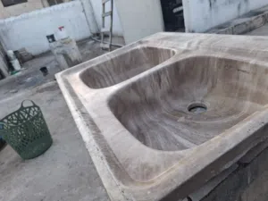 مجلى مطبخ رخام