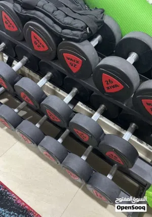 دمبلز من شركة ZIVA (22-40kg)