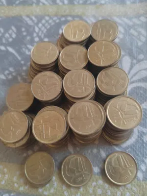 5PESETA 1989 90  91 92 98 2000  2001