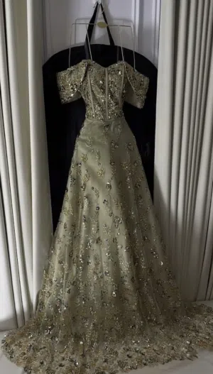 فستان سهره فخم وراقي