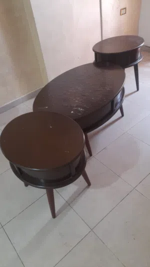 طقم طاولات خشب