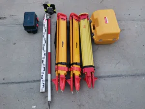 Surveying Equipment for Sale Set of professional surveying accessories in good condition