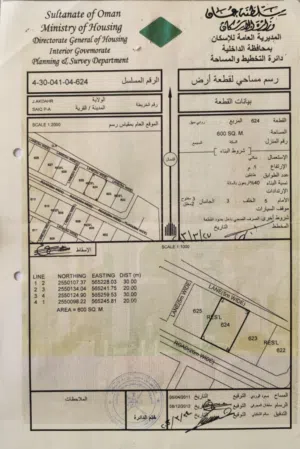 Residential Land for Sale in Al Dakhiliya Izki