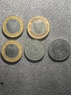 عملات بحرينية قديمة من 1992-2001