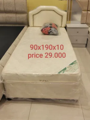 سرير ديفان مفرد جديد تمامًا 90×190×10 سم Brand New Divan Bed 90x190x10cm