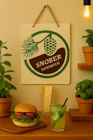 لوحة من عجينة الورق