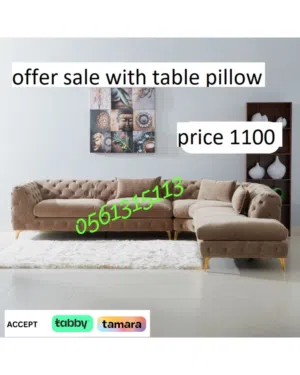 للجادين فقط – طقم كنب نظيف جداً Top Condition & Priced to Sell Fast