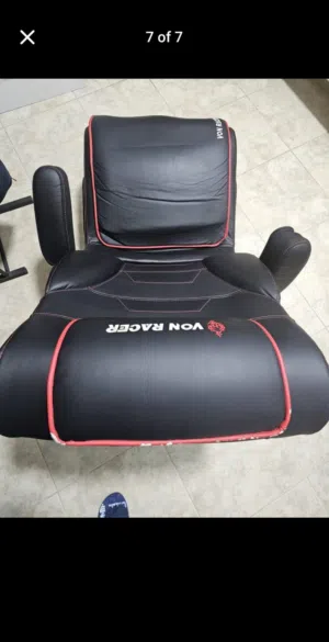 VON RACER Video Game Chair with Speakers, 2.1 Audio Foldable Floor Gaming Chair,