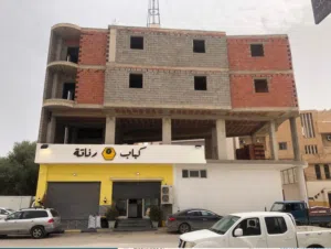 مبني للايجار بدروم + 4طوابق
