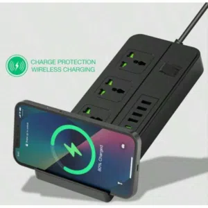 وصلة كهرباء مع يو اس بي تايب سي شاحن لاسلكي