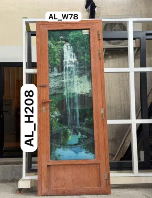 أبواب جاهزة ألمنيوم و UPVC للبيع